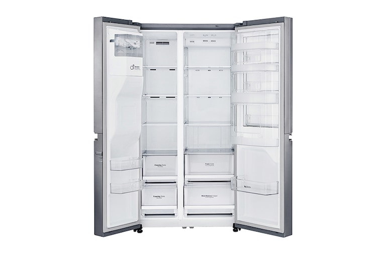 LG 668L Réfrigérateur américain Gris | Door-in-Door | Total No Frost | Compresseur linéaire Inverter, GSJ760PZXV, thumbnail 4